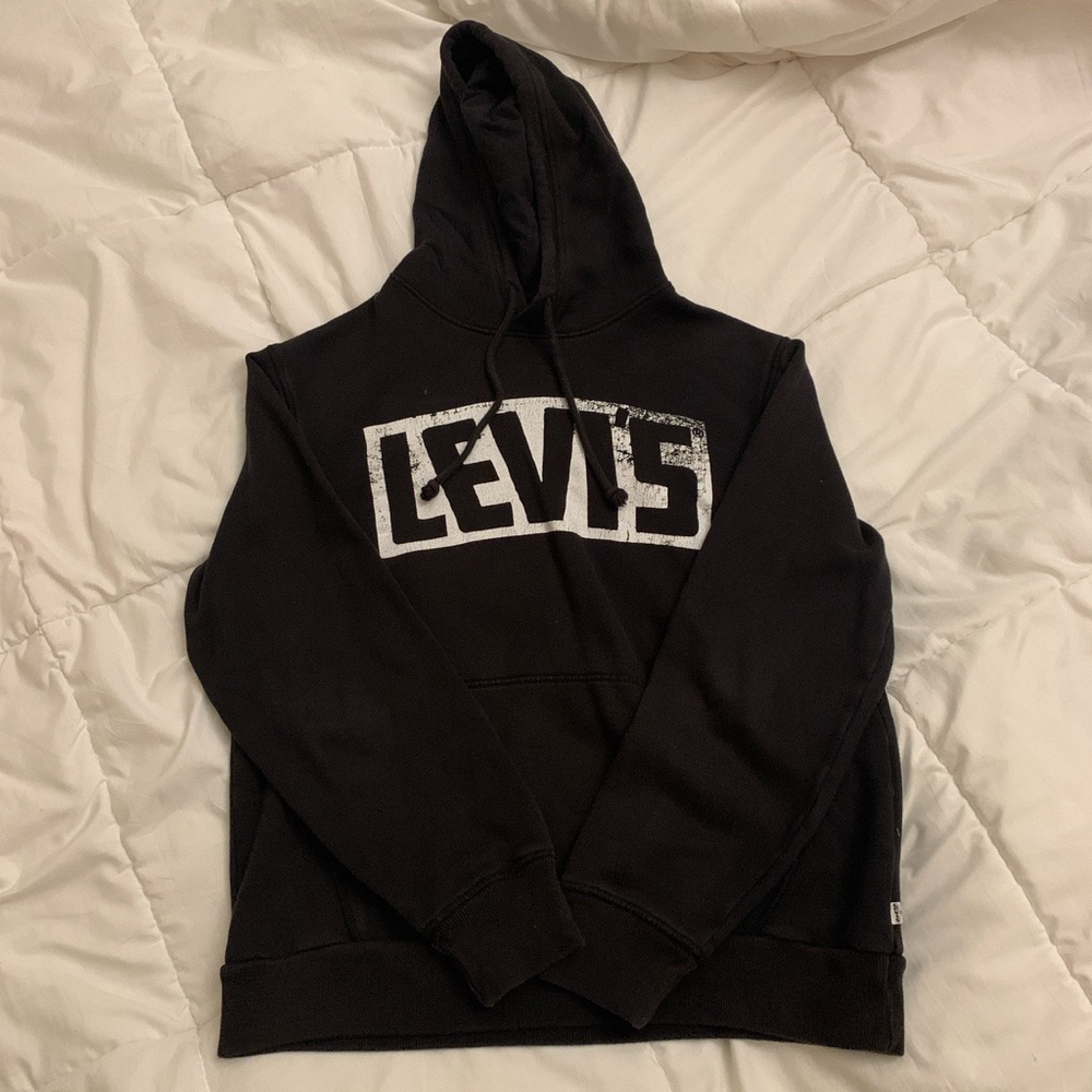 black vintage levi’s hoodie